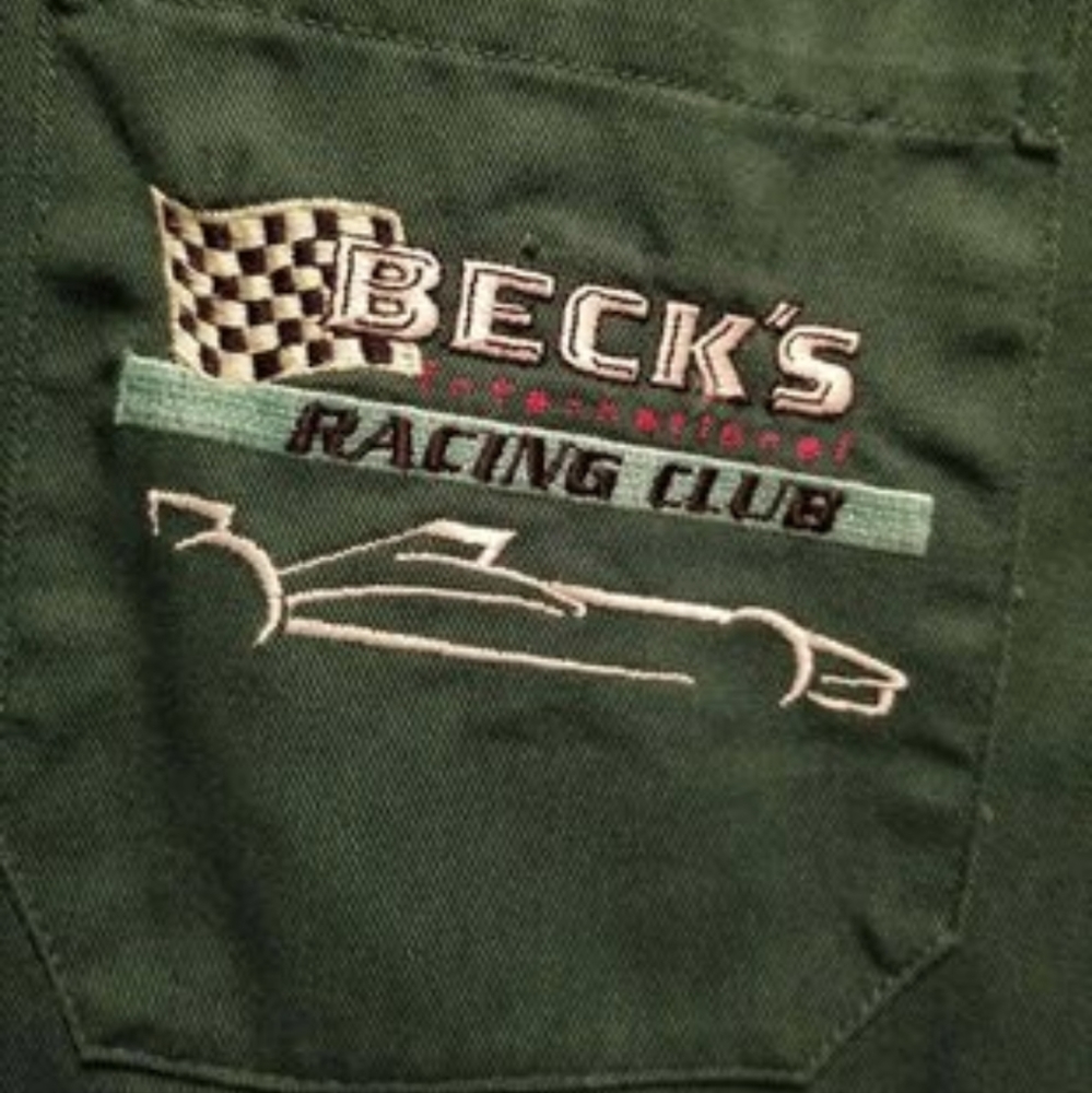 Vintage 90's Becks Bier International Racing club 2XL Brand New Unworn